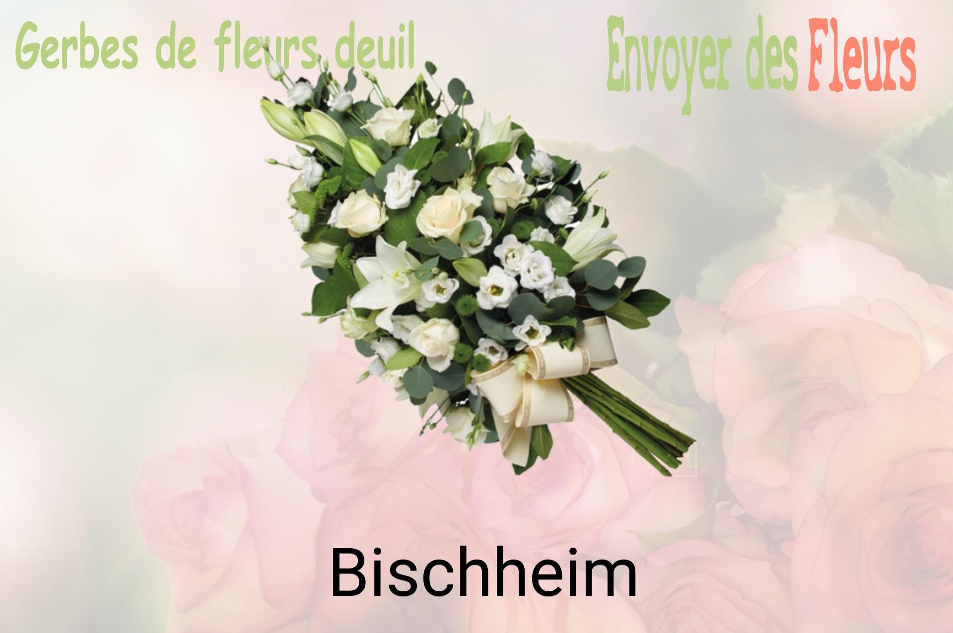 Gerbe de fleurs de deuil livrée à Bischheim